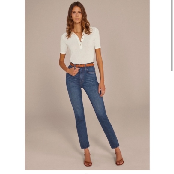 Favorite Daughter Erin Henley Polo Top in Ivory - Picture 2 of 7